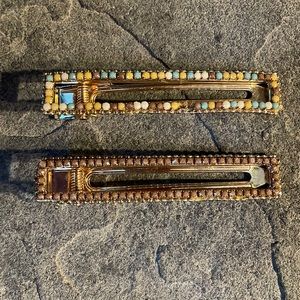 Set of two anthropology hair clips